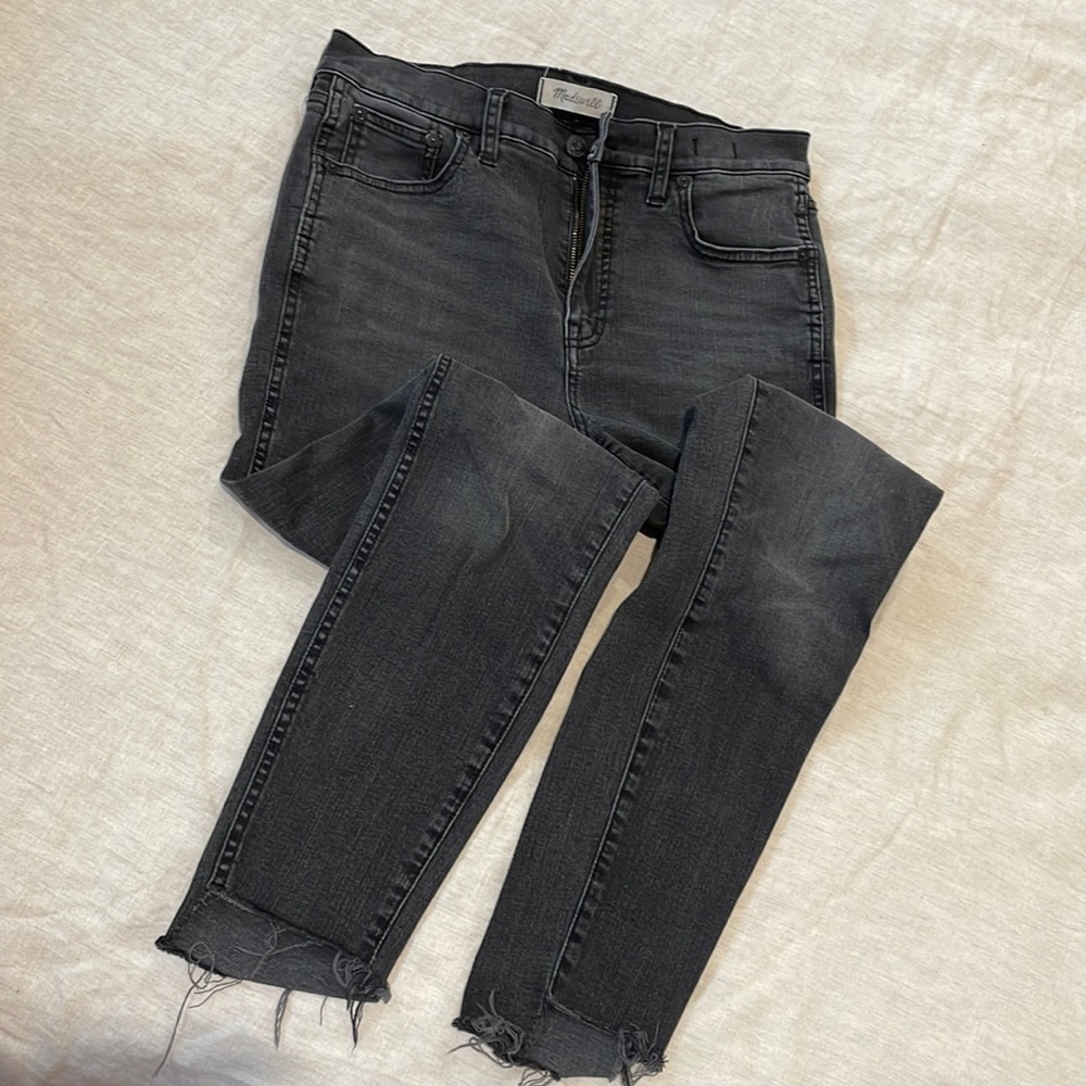 Madewell 10” high-rise skinny Jean in starkey wash